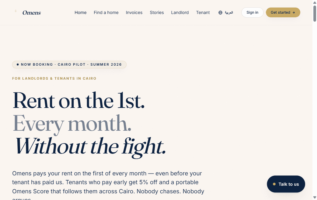 Omens — System + Brand