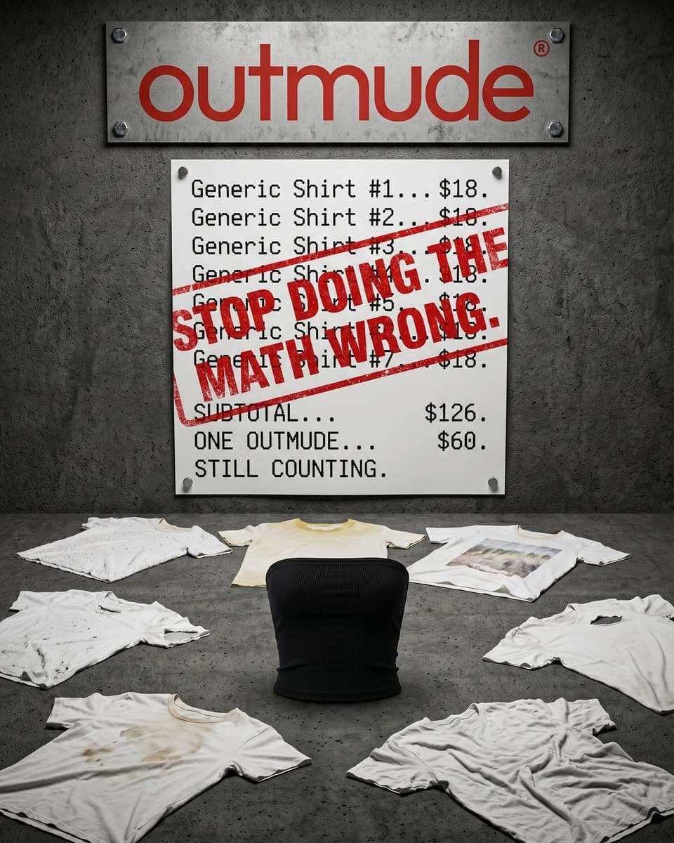 Outmude, AI Ad Creative · Apparel